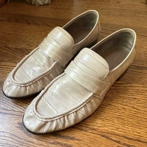 THE ROW EEL SKIN LOAFERS LIKE NEW